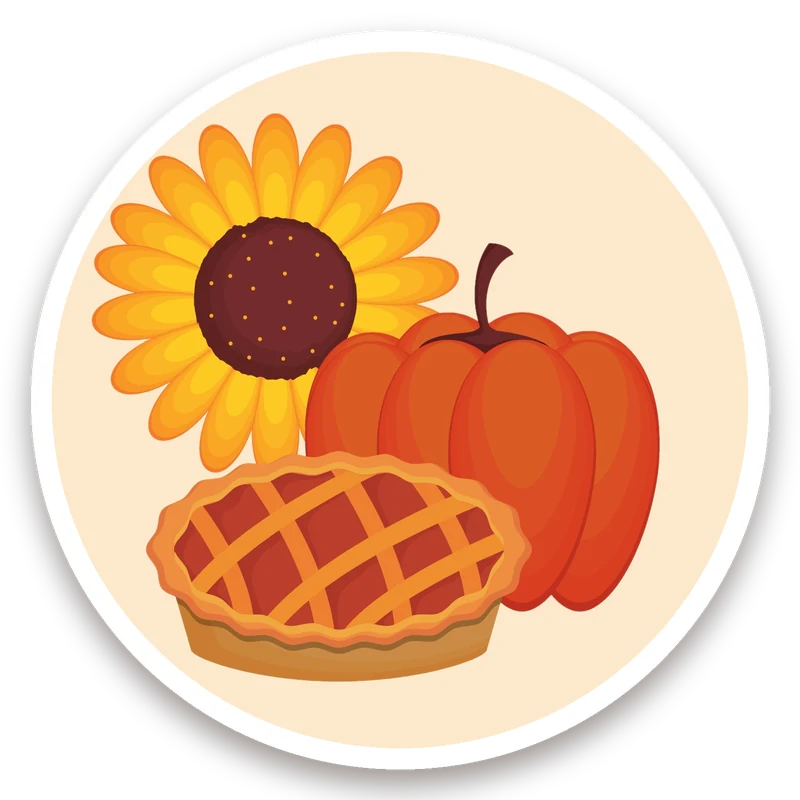 feast-food-pantry-thanksgiving-dinner-pie-pumpkin Thanksgiving pie, pumpkin and sunflower for the FEAST Food Pantry holiday food drive